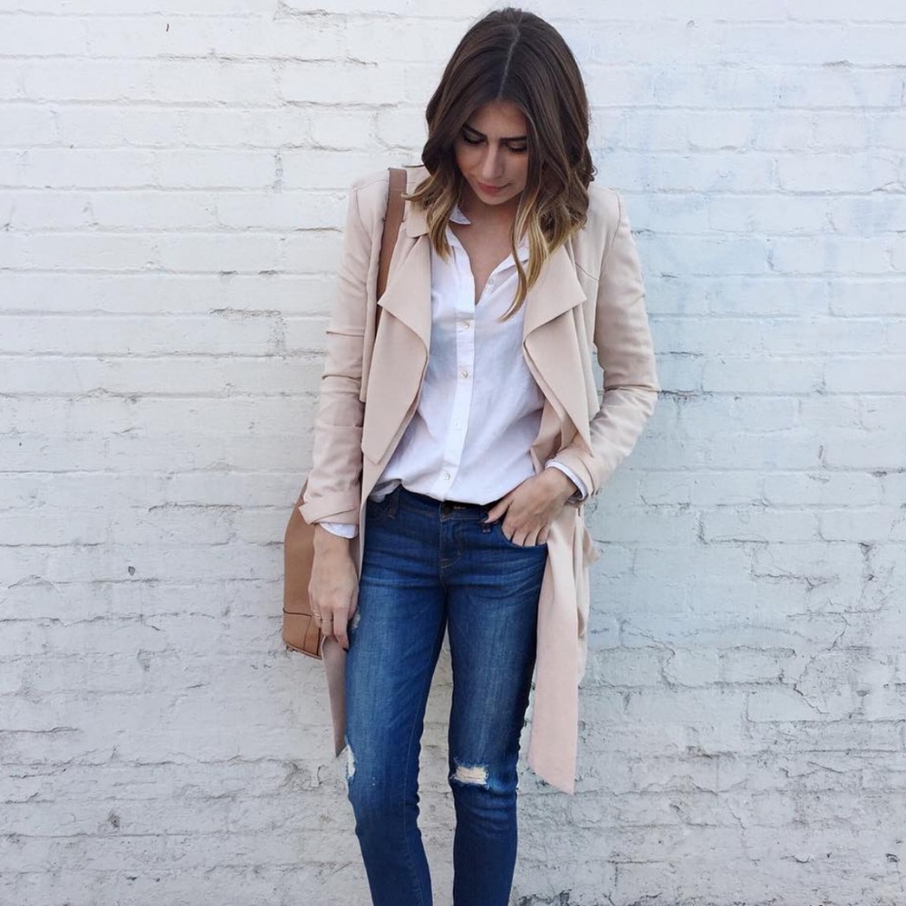 HAUTE HIPPIE TRENCH COAT